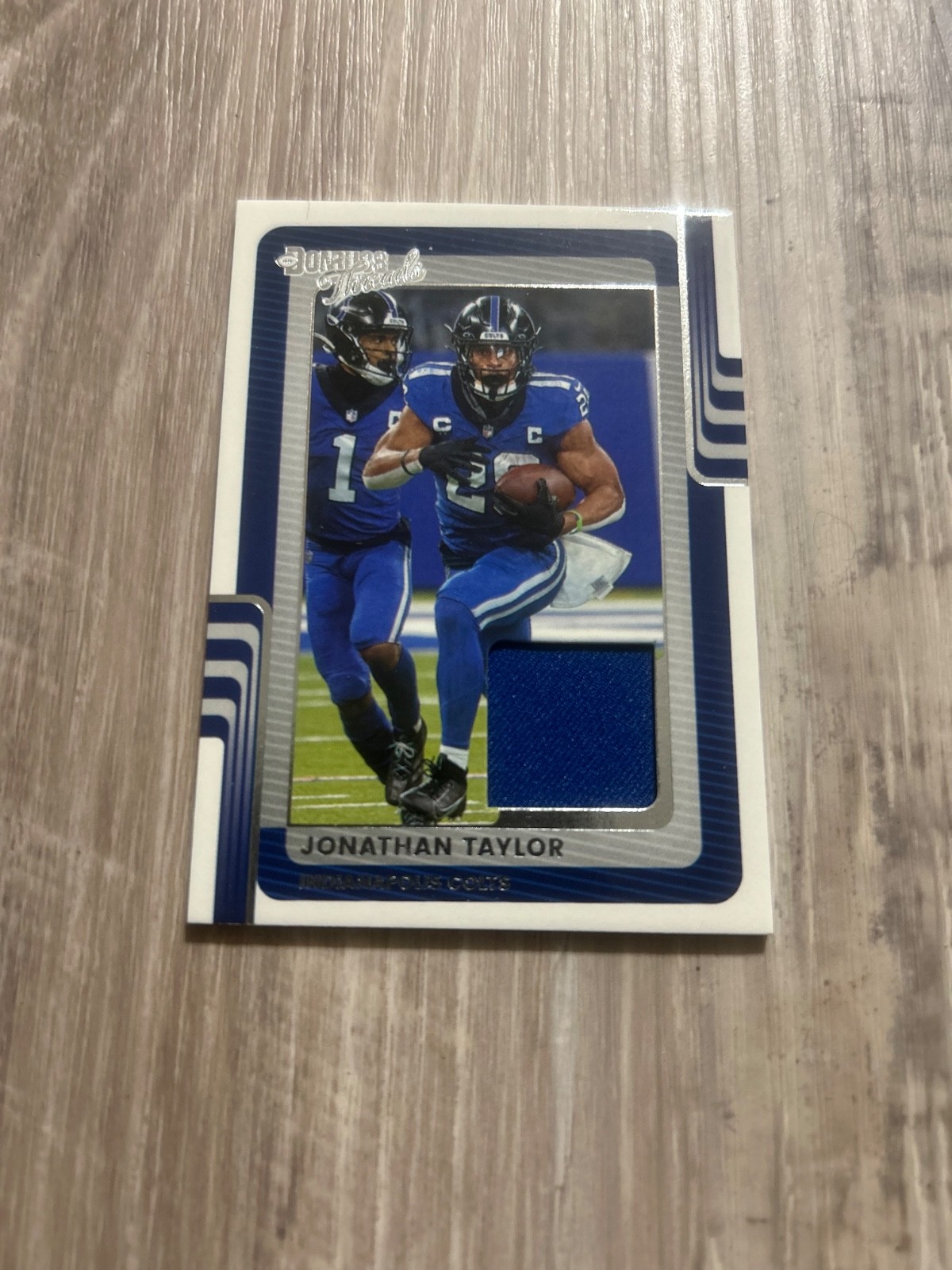 2025 Panini Donruss - Donruss Threads Jonathan Taylor #DTH-JTR (MEM) FREE SHIP 