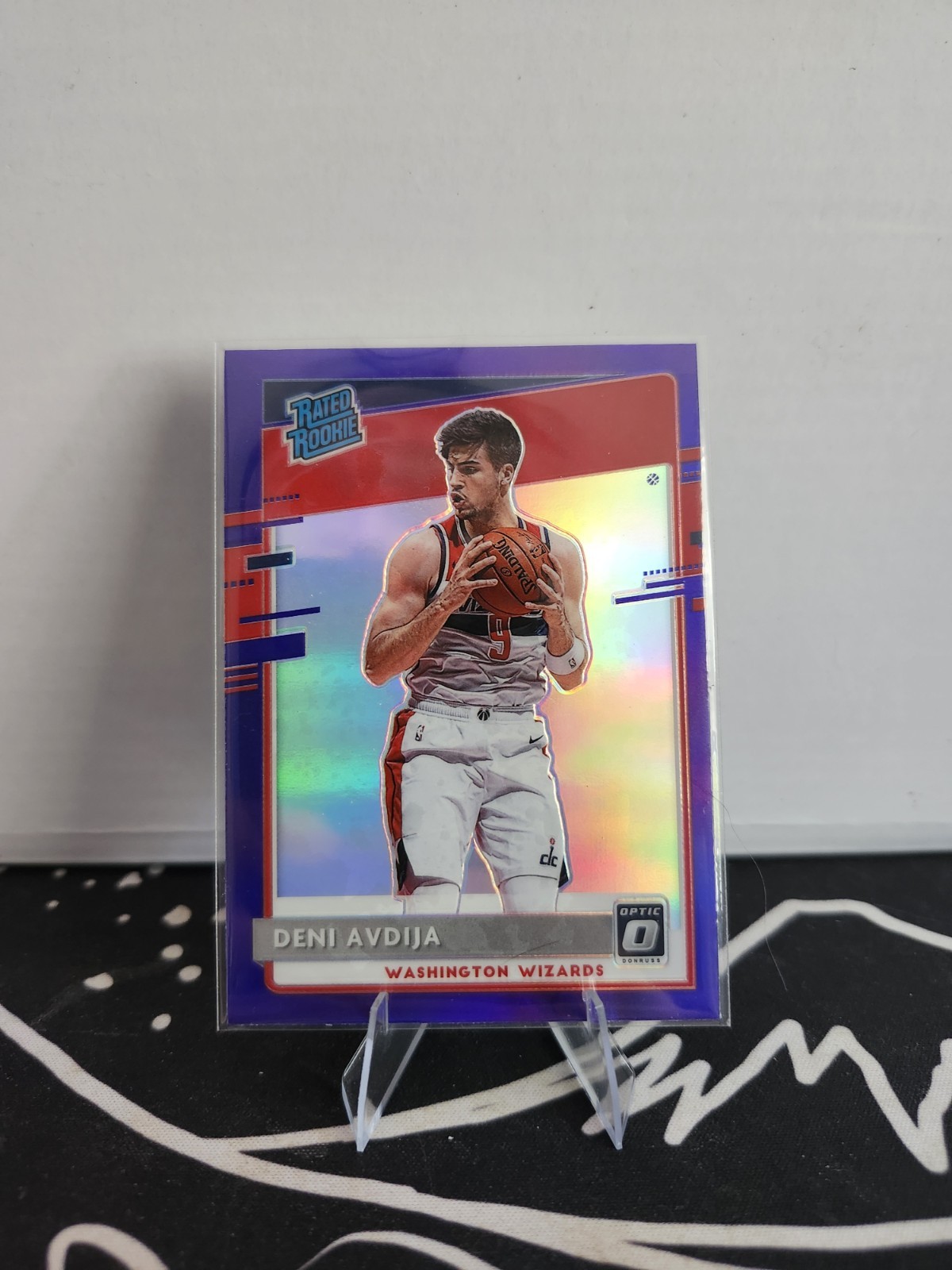 2020-21 Panini Donruss Optic - Rated Rookie Purple Prizm #159 Deni Avdija (RC)