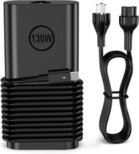 130W USB-C Dell Charger for XPS 15 2in1, Latitude 9410/9510, Precision 5550/5750