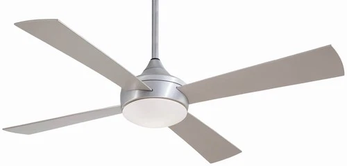 Minka Aire Aluma 52" Ceiling Fan - Silver 4-Blade Remote Control - Picture 1 of 3