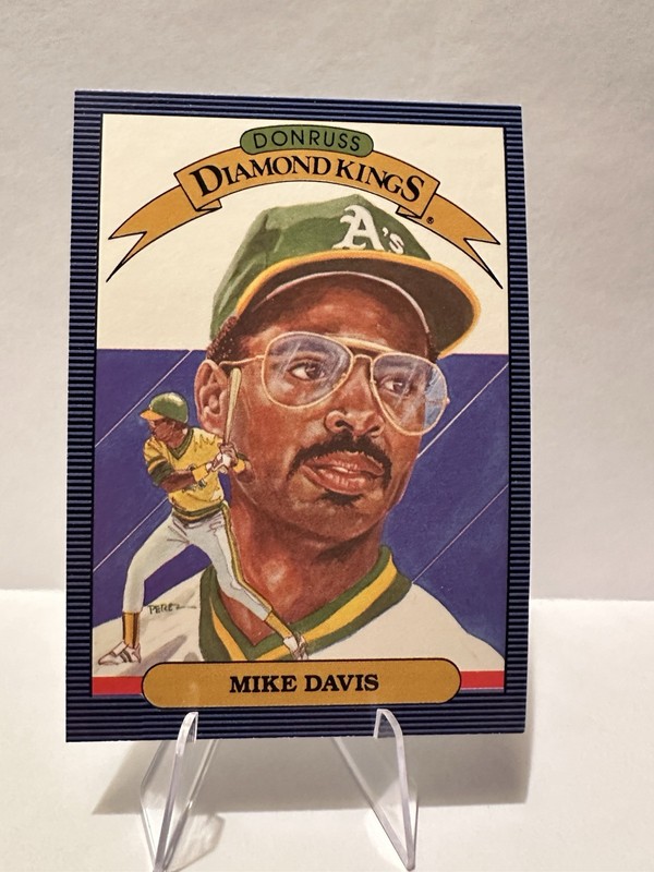1986 Donruss - Diamond Kings Mike Davis #14