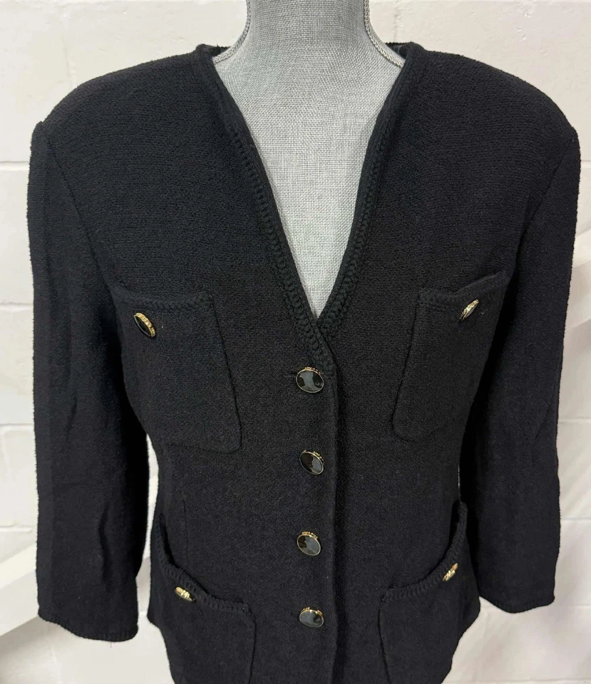 St. John Collection by Marie Gray Women’s Size 16 Knit Button Cardigan Sweater - Image 2 of 4