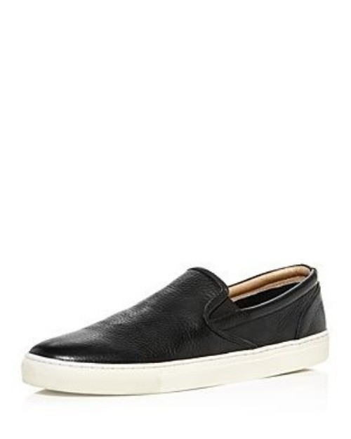 Bloomingdales Mens Slip On Comfortable Sneakers Black Pebble Size 10 Defected image 3