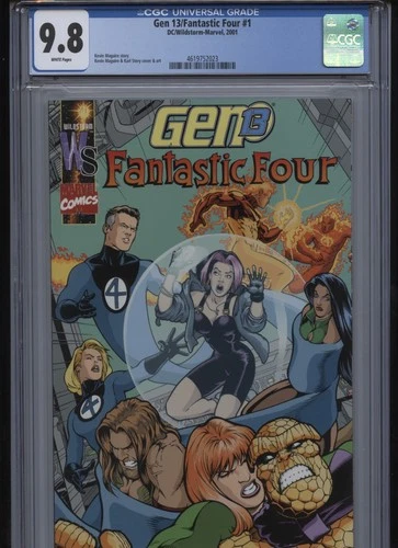 Gen 13 / Fantastic Four #1 (DC Comics March 2001), CGC GRADE 9.8