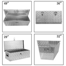 24 30 32 36 50 Aluminum Tool Box Truck Trailer Rv Underbody Storage Boxes