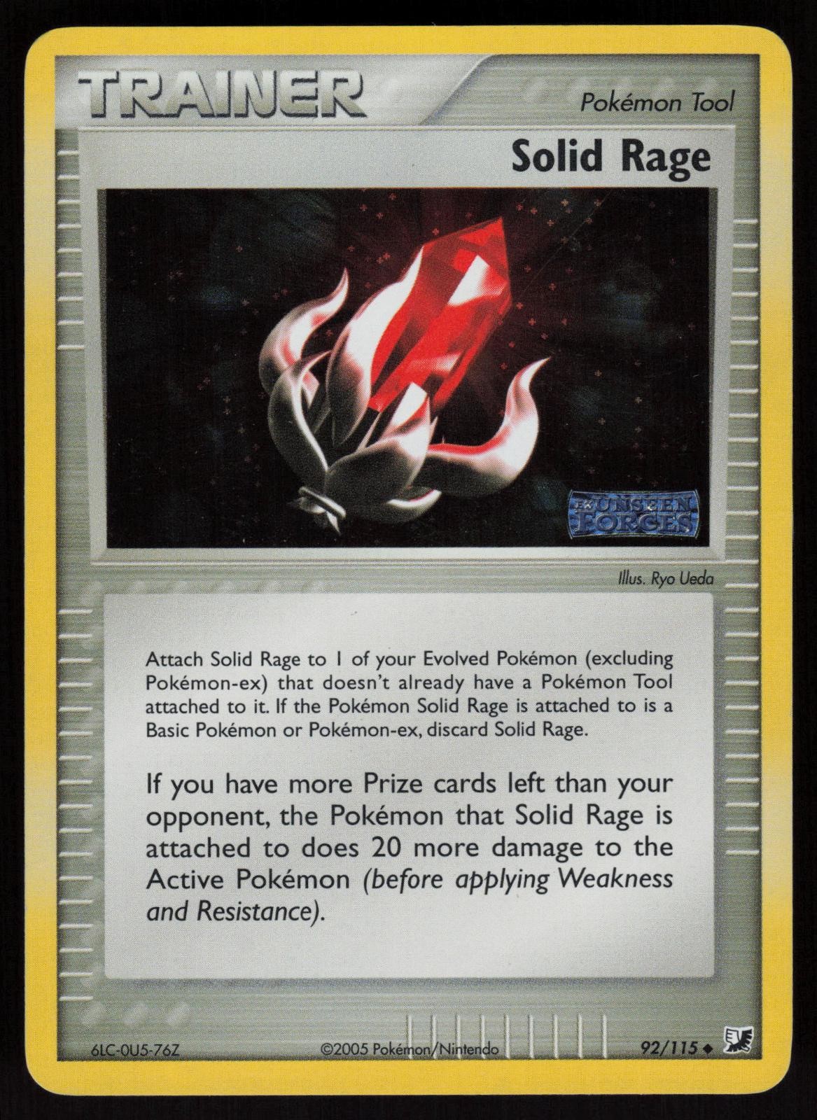 Solid Rage 92/115 Unseen Forces Reverse Holo Uncommon POKEMON