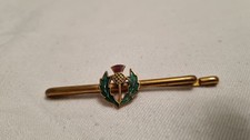 Vintage  Scottish Thistle  Tie Clip