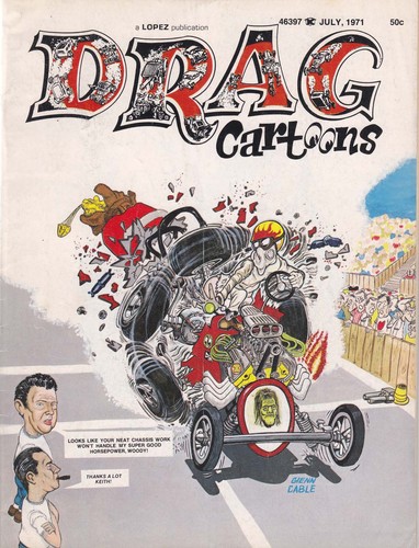 Drag Cartoons (Vol. 9) #4 FN; Professional | Juli 1971 Autos Lopez - wir kombinieren s - Bild 1 von 1