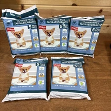 5~Greenbrier Kennel Club Training Pads 5 Pads 22" x 22" Heavy Duty Absorbent