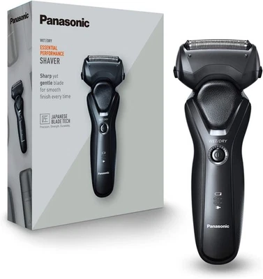 Panasonic Wet and Dry Rechargeable Electric 3-Blade Shaver ES-RT37 Pivoting Head