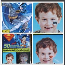 Savvi Glow in the Dark Tattoos Superman