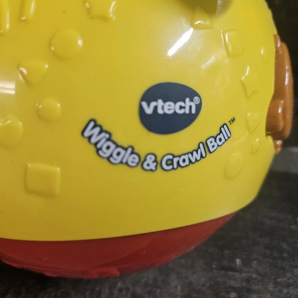 Vtech Wiggle & Crawl Ball Light Up Sound Learning 8" Toddler Toy - Image 3 of 4