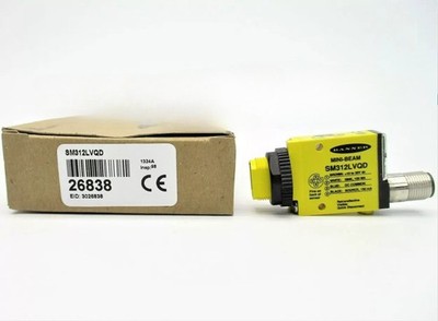 Photoelectric Sensor For Banner Mini-beam SM312LVQD 49771 10-30VDC NPN/PNP 4Pin