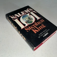 Salem's Lot By Stephen King 1975 Hardcover Book Club Edition Good All Red Back