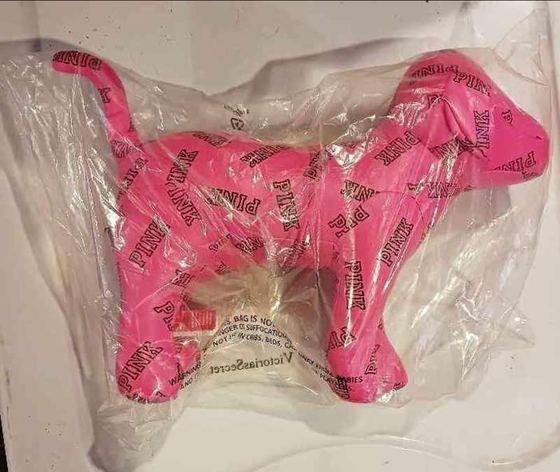Victoria Secret PINK 2014 Jumbo Plush Dog 12"