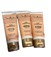Lot of 3 Shea Moisture Coconut Hibiscus Curl Enhancing Smoothie 3.2 Fl Oz