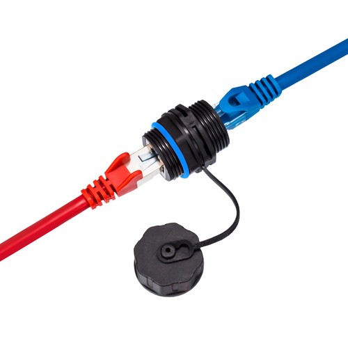 CAT.7 RJ45 Cat8 6a Netzwerkdose Stecker Keystone Verbinder LSA Anschluss BOX LAN - Afbeelding 62 van 123