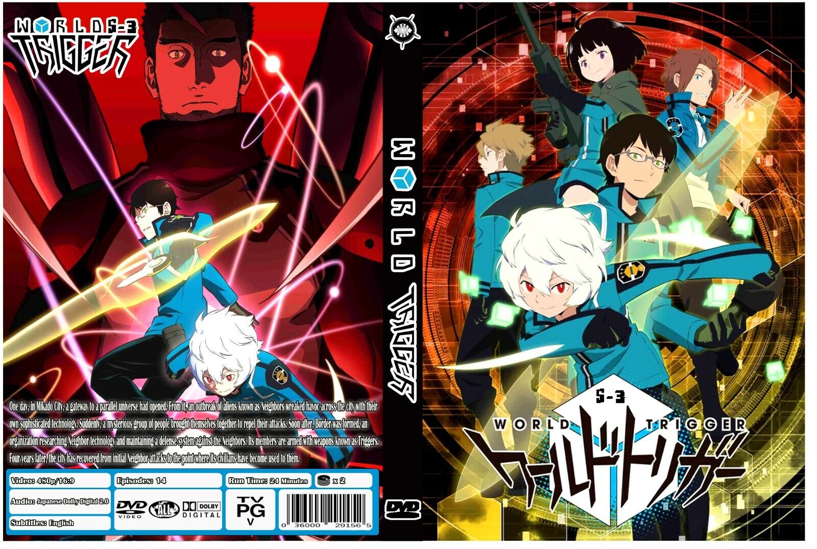 MANGA World Trigger 1-5 TP