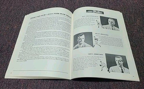1950 World Series Program Philadelphia Phillies Vs New York Yankees 1980 Reprint - Picture 13 of 18
