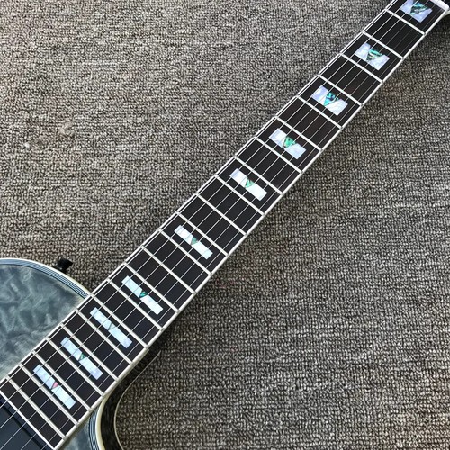 Heißer Verkauf Palisander Griffbrett schwarze Hardware, Flammenahornplatte E-Gitarre - Bild 4 von 6