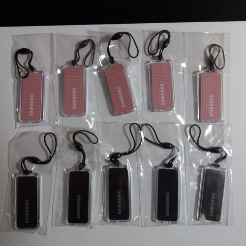 SAMSUNG SHS-AKT200 sin llave RFID digital con cerradura de puerta tipo etiqueta de llave 10 piezas negro - Imagen 6 de 10