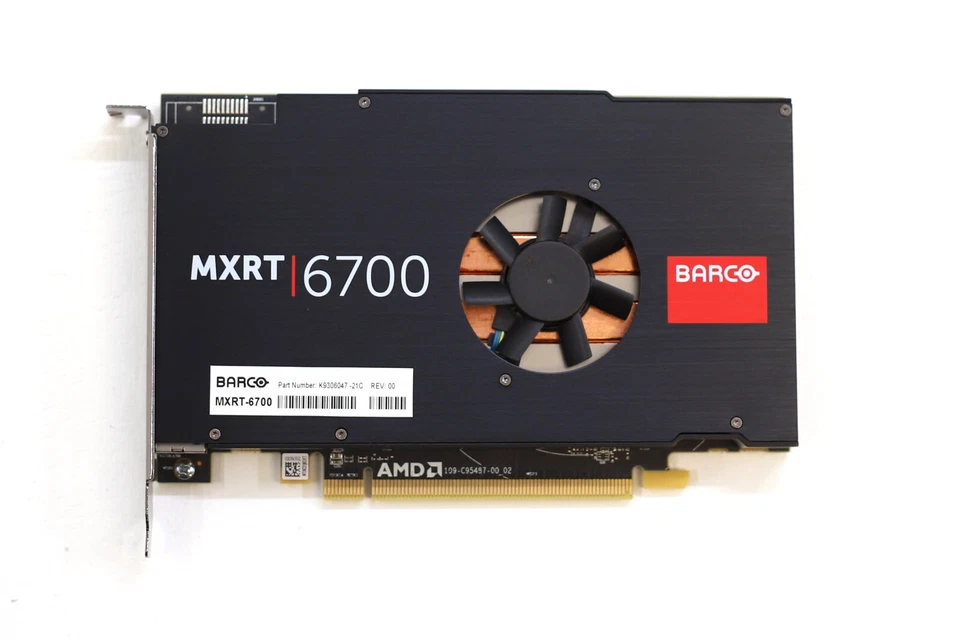 Barco MXRT-6700 8GB GDDR5 256BIT PCIe x16 Graphics Card P/N: K9306047-21C Tested - Image 2 of 4