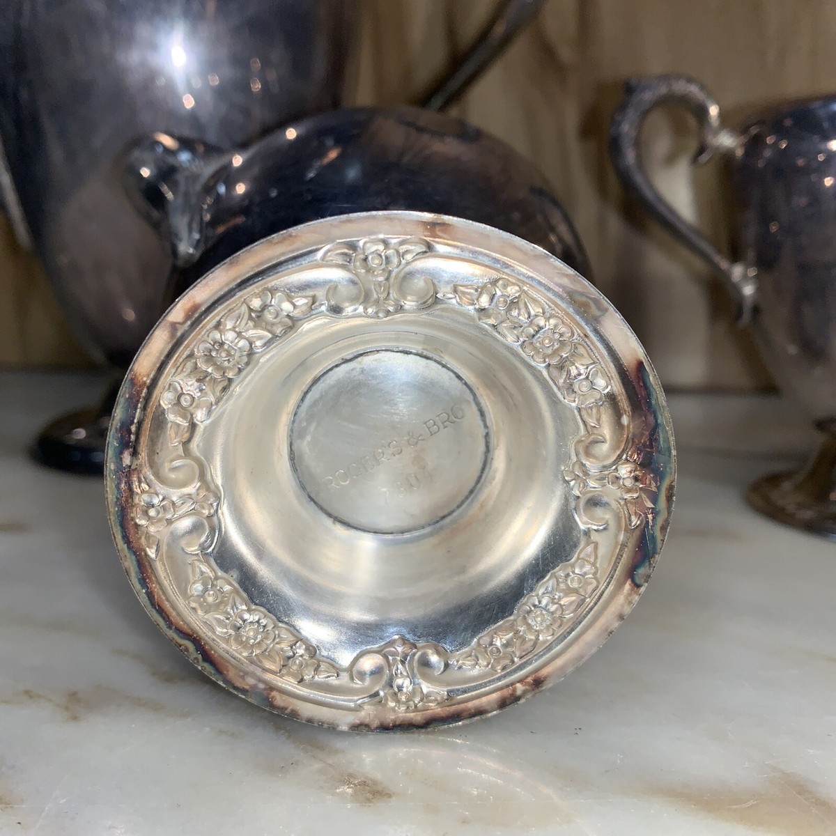 Vintage Silver-Plate Rogers & Bro. 2301, 2304, 2303 Tea