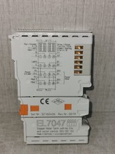 BECKOFF EL7047 STEPPER MOTOR TERM WITH INC. ENC AND VECTOR CONTROL