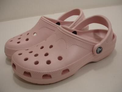 Women's S 6 - 7 Crocs 10001 Classic Iconic Comfort Clogs Pink Sandals Slingback