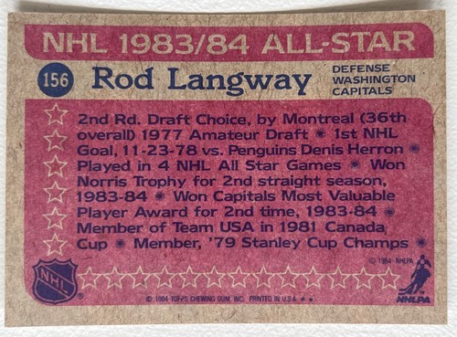 1984-85 Topps Hockey Card Pick From List !! - Picture 295 of 305