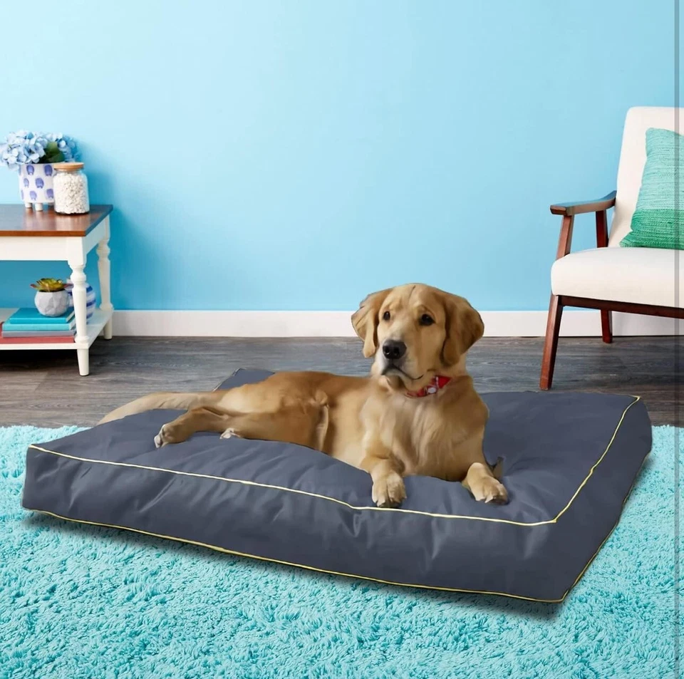 Premium Dog Bed Cover  36L x 27W x 4H Inch, Dog Bed Cushion Cover  Washable - Image 2 of 4