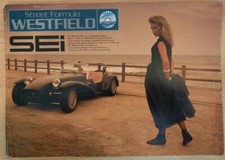 Japanese text 1990 WESTFIELD SEi car brochure. Very rare sports sales catalogue