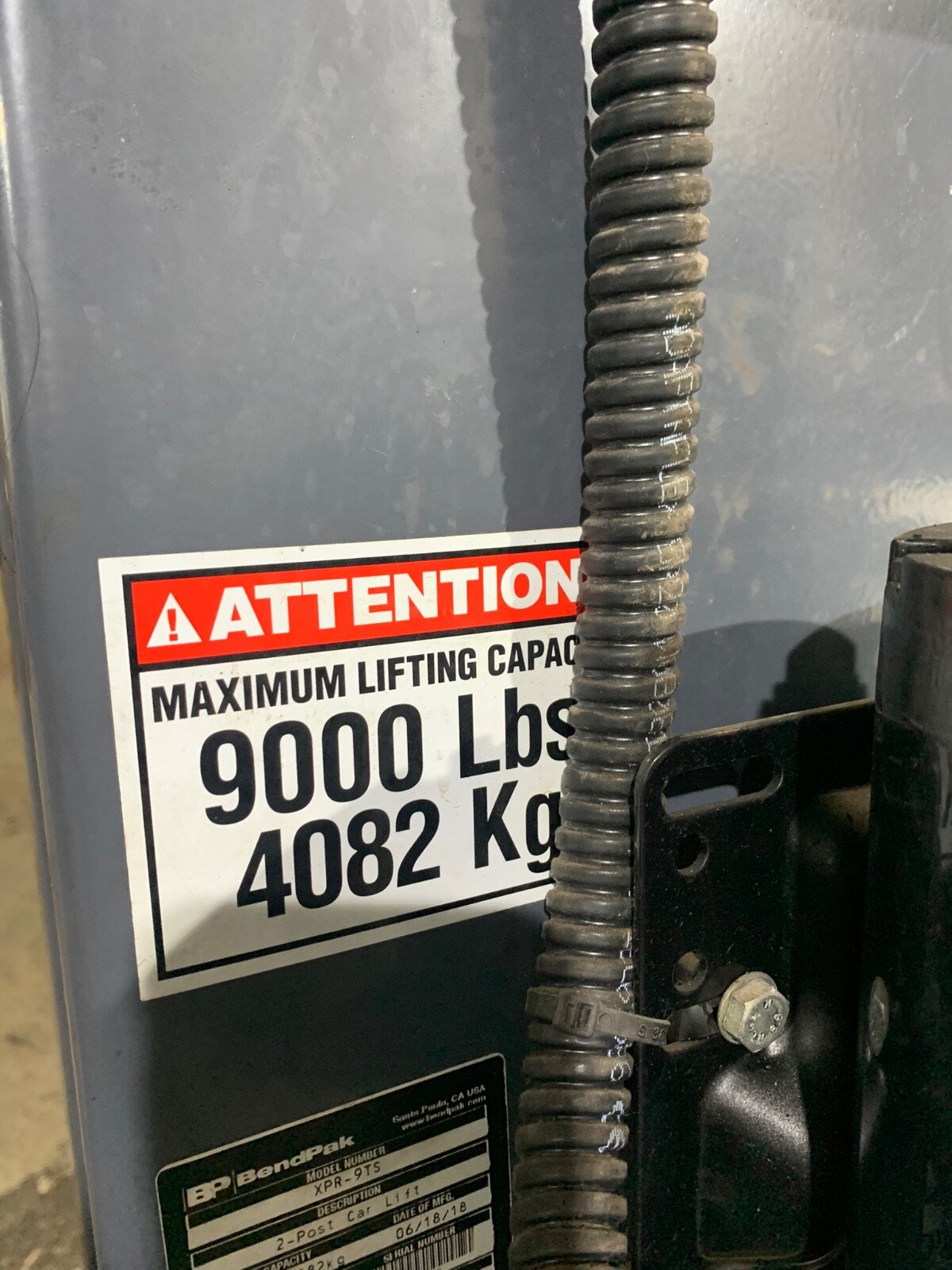 Bendpak 4 Ton 2 Post Lift ramp very low usage eBay