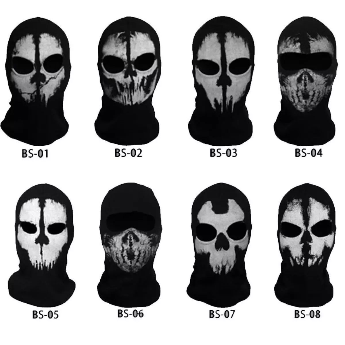 Skull Face Mask,Call of Balaclava Duty Mask Ghost Skeleton Ski