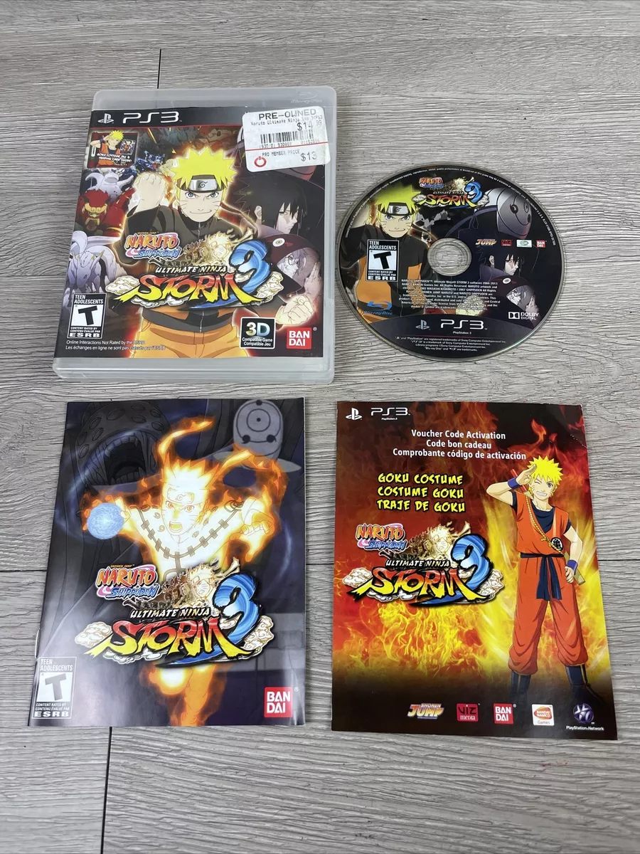 Naruto Shippuden Ultimate Ninja Storm 3 - PS3 Game