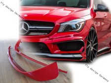RED Bumper lip Passend für MERCEDES CLA 117 a-still-Paket 772 773 CLA45 Frontspo