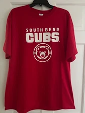South Bend Cubs Shirt XL Red SBMF Give Blood Brand New