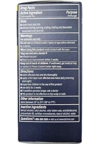 Lotrimin AF CREAM Anti Fungal JOCK ITCH 12gm Expiration 02/2025 New - Picture 8 of 10