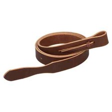 Weaver Leather 72" x 1 1/2" BROWN LEATHER LATIGO STRAP w/ Leather ties  holes