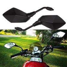 ORIENT RED ADJUSTABLE 7/8" Bar End Rear View Side Mirrors Pair For Moto Guzzi EUR 77,36 - FR