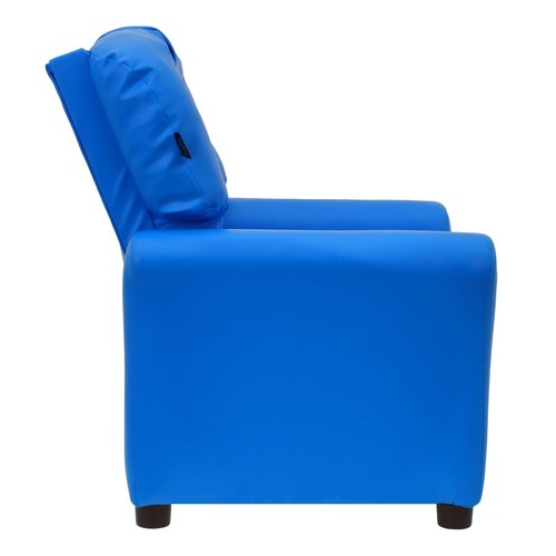 Traditional Kids Recliner Chair Chairs Toddler Ages 1-5 Years PU Faux Leather - Picture 3 of 6