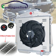 3-Row Radiator Shroud Fan Relay Fit 43-48 46 CHEVROLET FLEETLINE FLEETMASTER L6