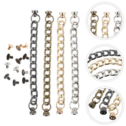 4 Pcs Mobile Phone Pendant Short Chain Buckle Universal Lanyard Diy - Zdjęcie 2 z 12