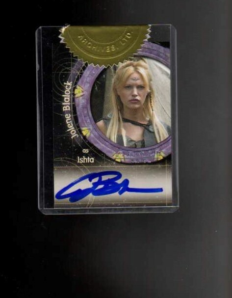 Stargate SG1 Season7 A46 Jolene Blalock as Ishta autograph card | eBay