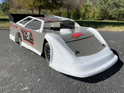 1RC RACING MR KUSTOMS MRK-MailMan CLEAR 1/10 Late Model Body Rubber Tire LM MailMan Long Ho