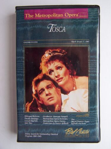 Metropolitan Opera Presents: TOSCA VHS Video Tape