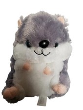 Nanco Hamster Stuffed Animal Gray Critter Soft Toy Rodent Plush