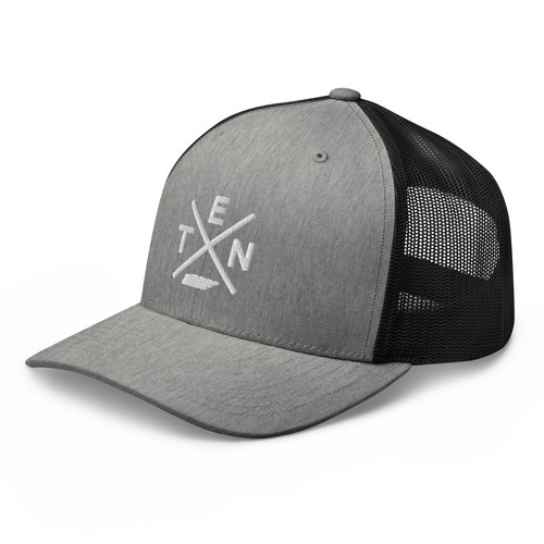 Casquette camionneur rétro Tennessee maille TEN cross trucker - Photo 14/14