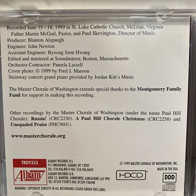 【中古】 Christmas With the Master Chor MasterChoraleofWashington Amazon.com: Christmas with Master Chorale of Washington