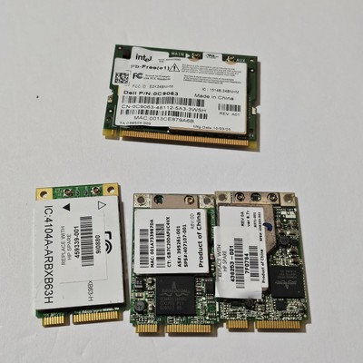 Intel Laptop WiFi PRO/Wireless 2200BG Network PCI Cards Lot Of 4 Total
